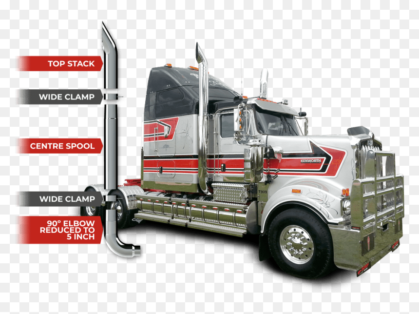 Monster Truck Stack Setup - Trailer Truck, HD Png Download - truck top view png
