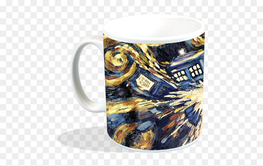 Van Gogh Exploding Tardis, HD Png Download - karen gillan png