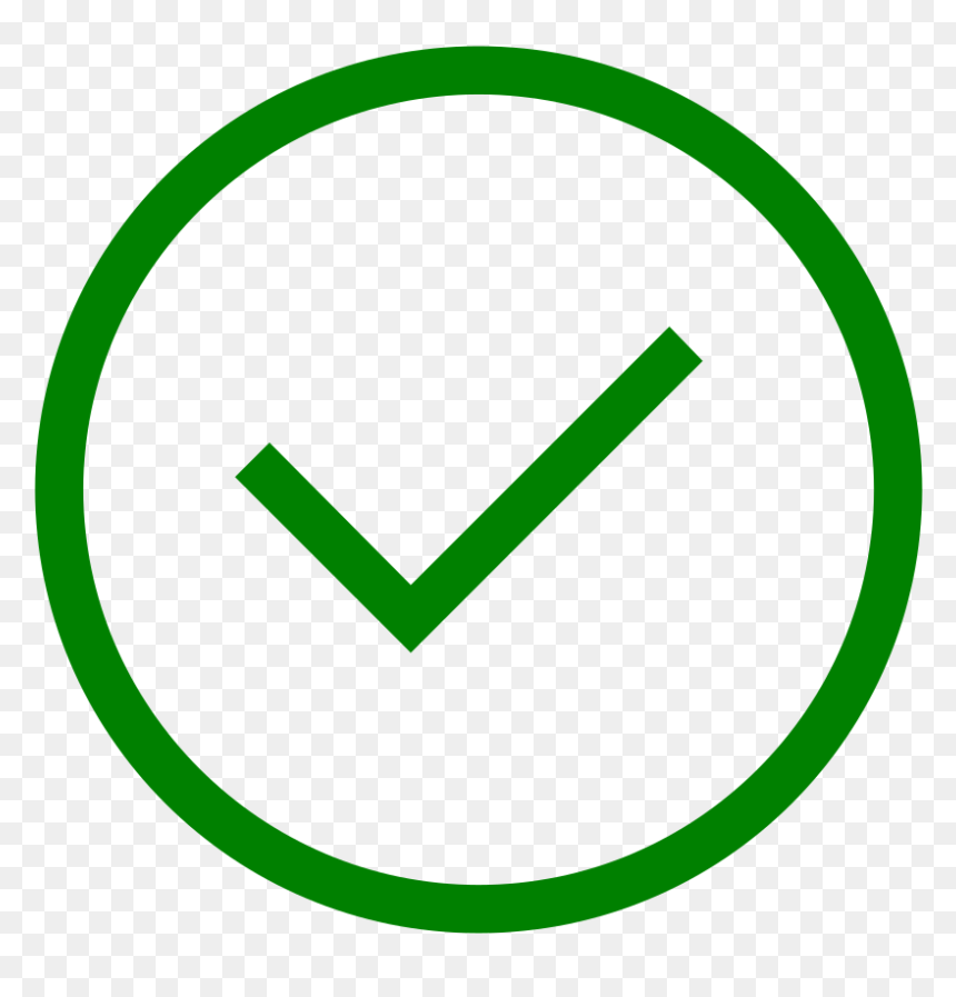 南 丁 格 爾, HD Png Download - green tick png