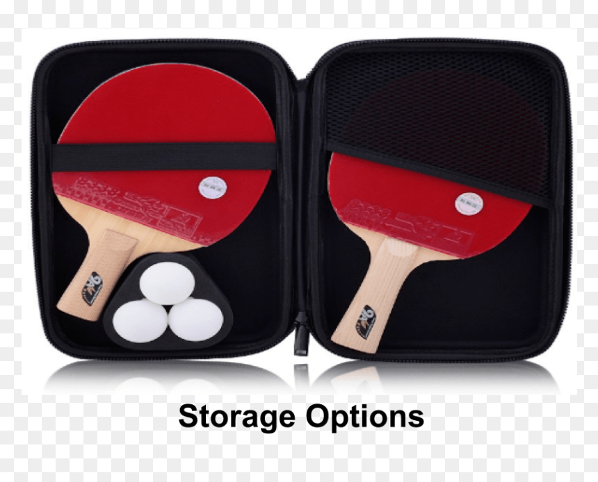 Paddles And Other Accessories - Ping Pong Racket Bag, HD Png Download - ping pong paddle png