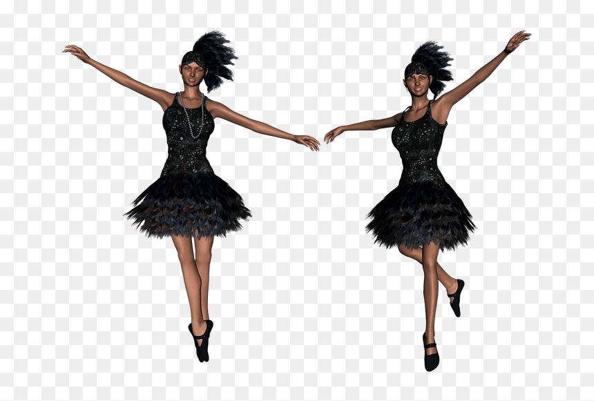 Jazz, Dress, Dance, Dancer, Girl, Performance, HD Png Download - dancing girl png