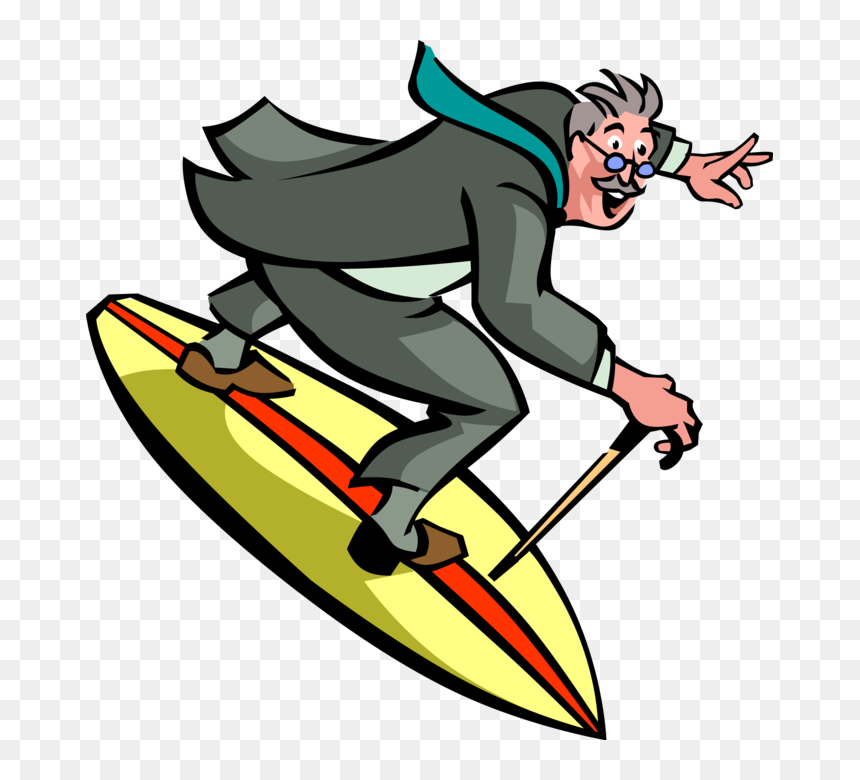 Vector Illustration Of Retired Elderly Senior Business - Illustration, HD Png Download - elderly png