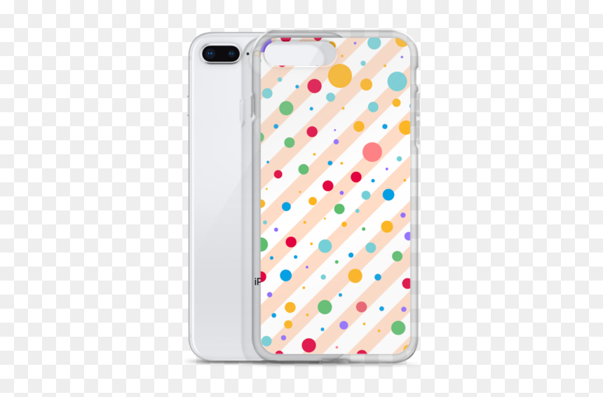 Clip Art Multi Colored Polka Dots - تصویر زمینه خال خالی, HD Png Download - polkadot png