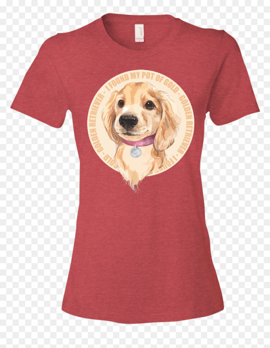 Golden Retriever Design Women"s - Golden Retriever, HD Png Download - golden retriever puppy png