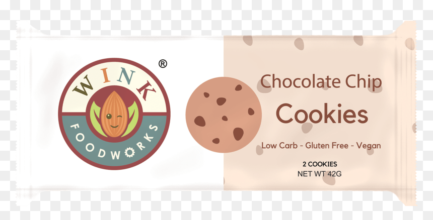 Chocolate Chip Cookies - Wink Chocolate Chip Cookies, HD Png Download - chocolate chip cookies png
