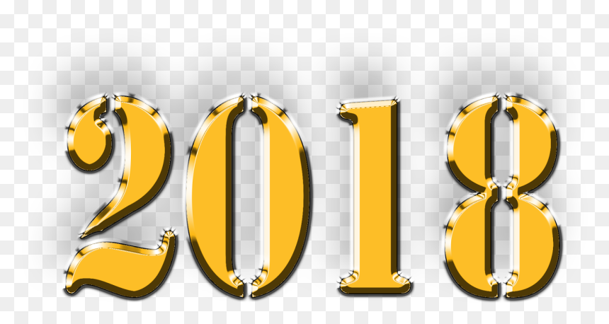 Happy New Year 2018 Hd Download Greetings - Illustration, HD Png Download - new year 2018 png