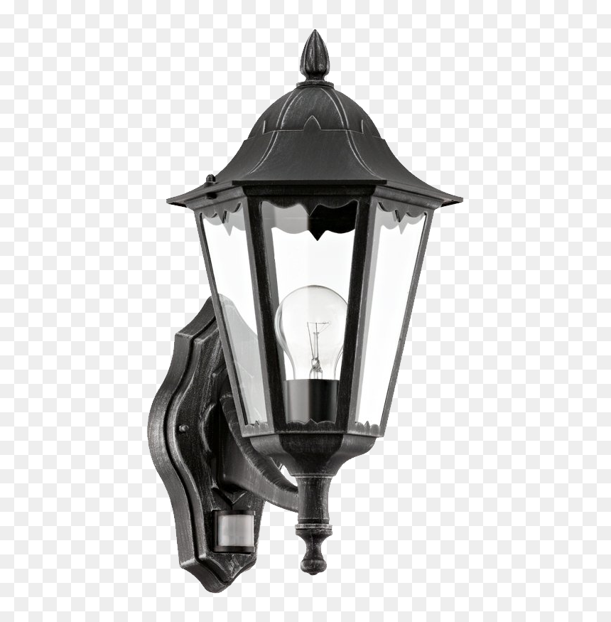Free Download Of Street Light Transparent Png Image - Victorian Motion Sensor Light, Png Download - streetlight png