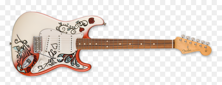 Fender Jimi Hendrix Monterey Stratocaster, HD Png Download - fender stratocaster png