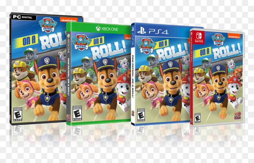 Paw Patrol Png Images - Paw Patrol On A Roll Ps4, Transparent Png - paw patrol png images