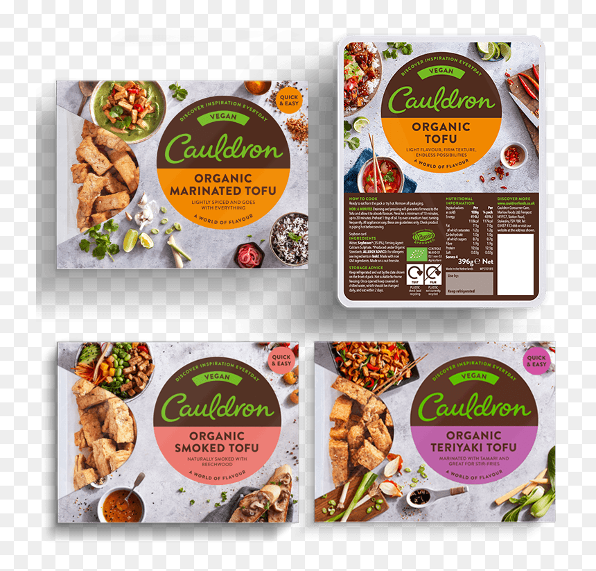 Cauldron Smoked Tofu, HD Png Download - food.png