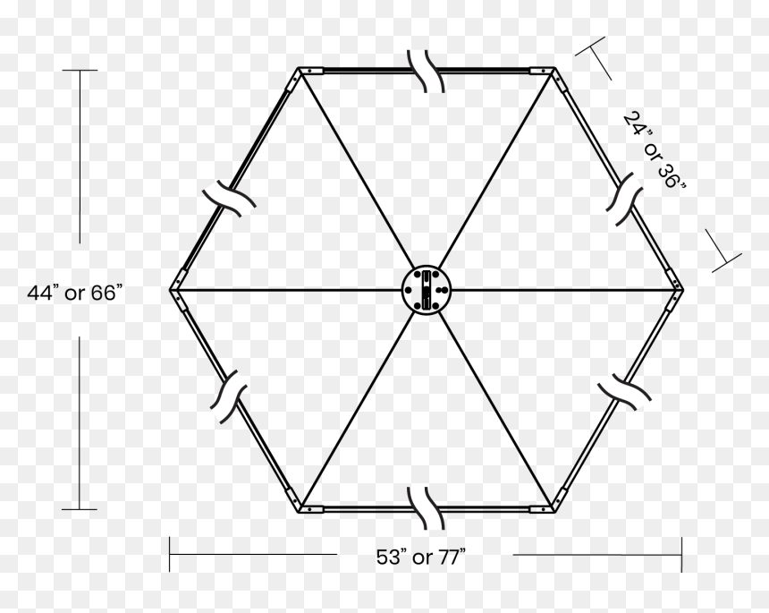 Juniper Architectural Geometric Shaped Thin Primaries - Holland Theory Of Career Development, HD Png Download - hexagon shape png