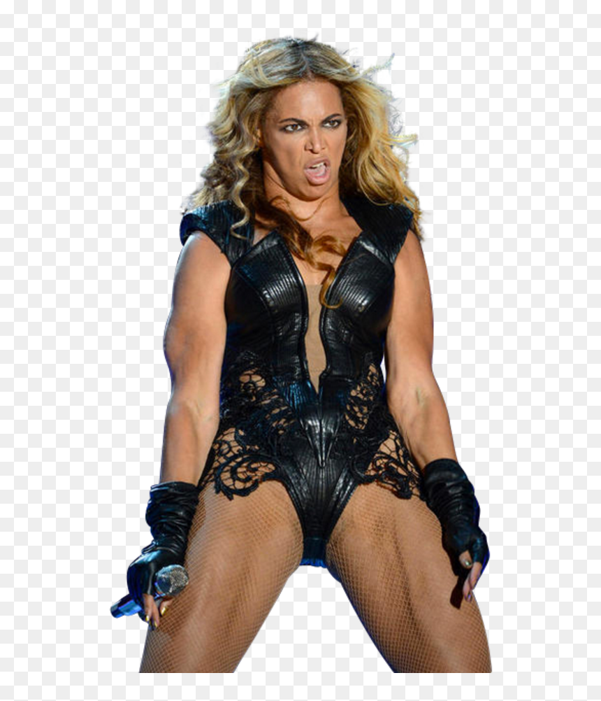 Beyoncé Super Bowl Xlvii Halftime Show Muscle - Unflattering Photo Of Beyonce, HD Png Download - beyonce transparent png