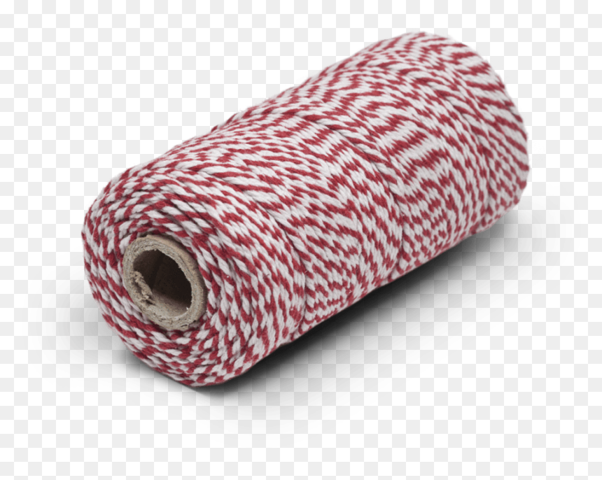 Bakers Twine 100% Cotton Red & White - Thread, HD Png Download - twine string png