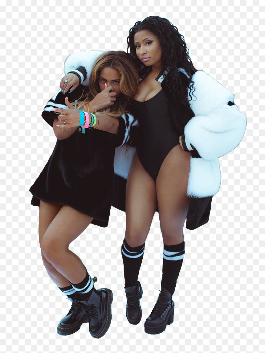 Beyoncé, Nicki Minaj, And Nicki Image - Nicki Minaj Et Beyoncé, HD Png Download - beyonce transparent png