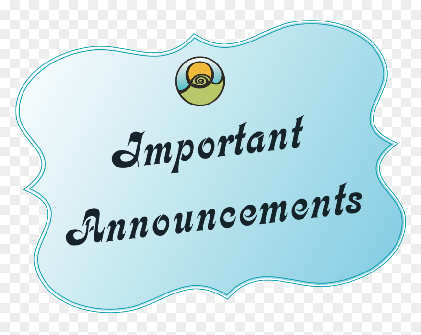 The Clinic Will Be Closed July - Irfan, HD Png Download - announcements png