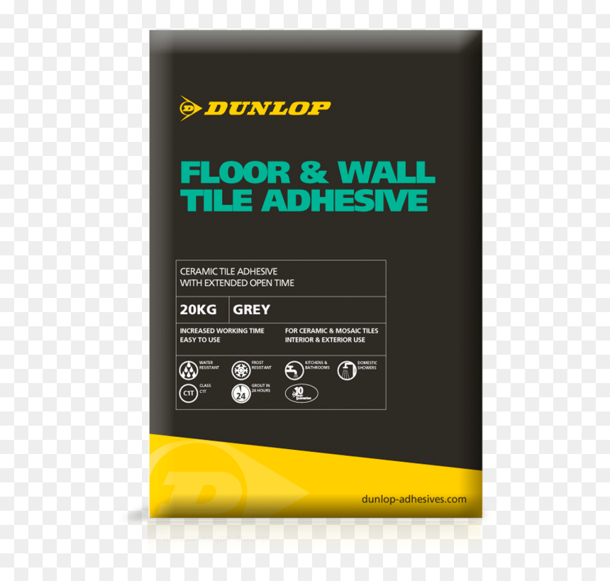 Floor & Wall Tile Adhesive - Dunlop Floor & Wall Tile Adhesive, HD Png Download - tile floor png