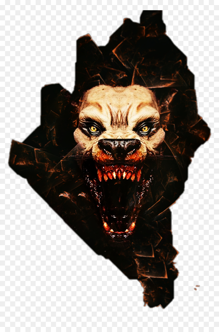 Transparent Angry Dog Png - Werewolf, Png Download - angry dog png