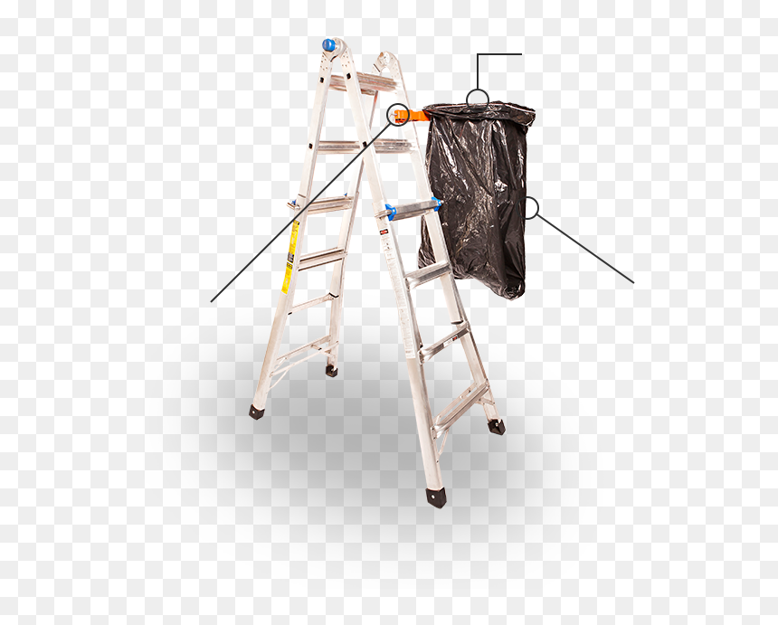 Trash Bag For Ladder, HD Png Download - garbage bag png