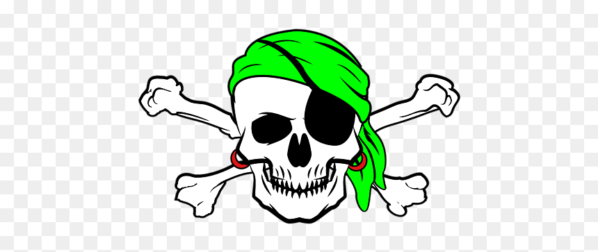 Illustration, HD Png Download - pirate skull and crossbones png