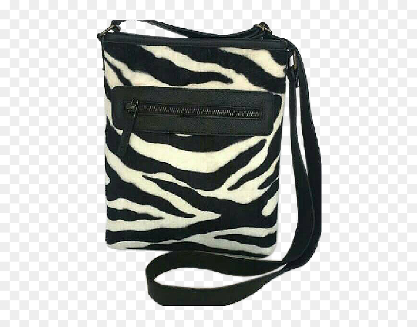 Zebra Print Sling Bag - Shoulder Bag, HD Png Download - zebra print png