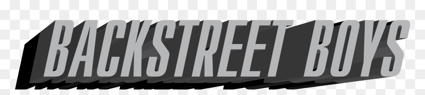 Backstreet Boys Logo Png Transparent - Black-and-white, Png Download - boys png