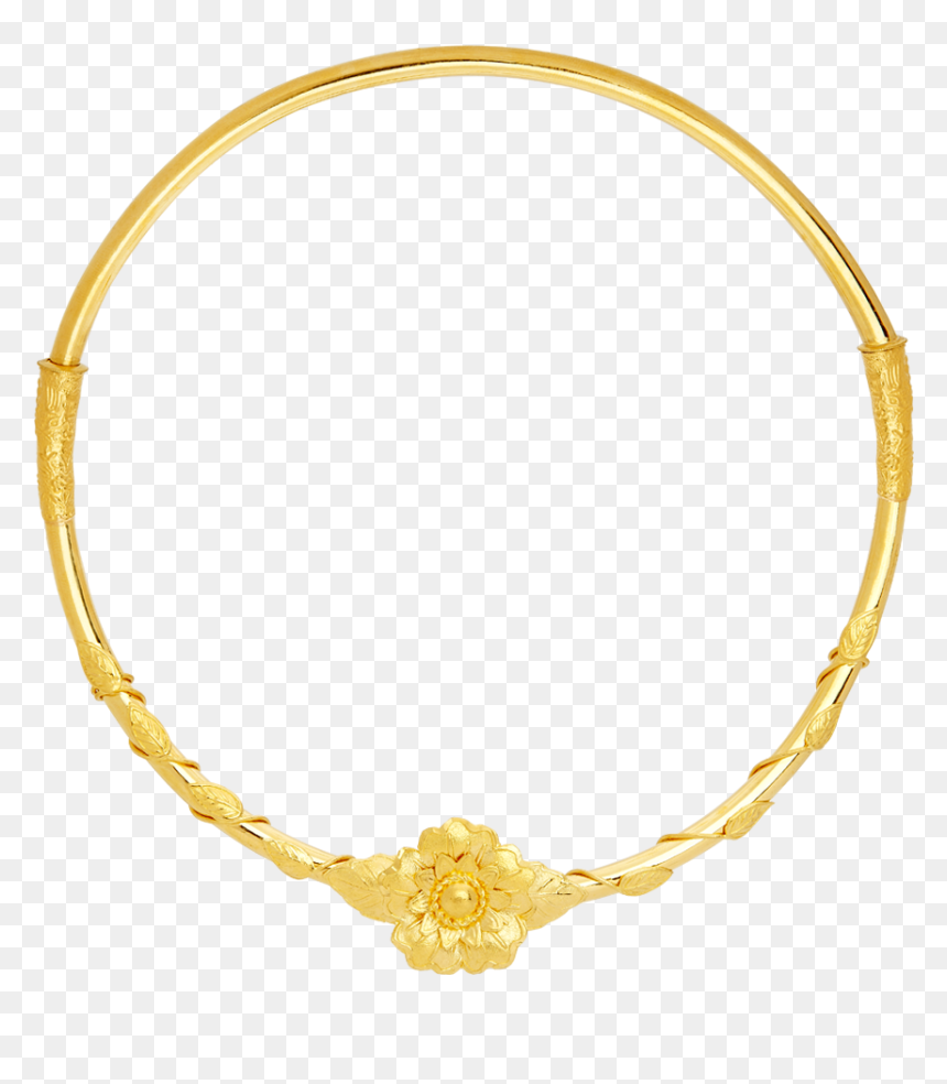 Kiềng Vàng Hoa Hướng Dương - Bangle, HD Png Download - hoa mai png