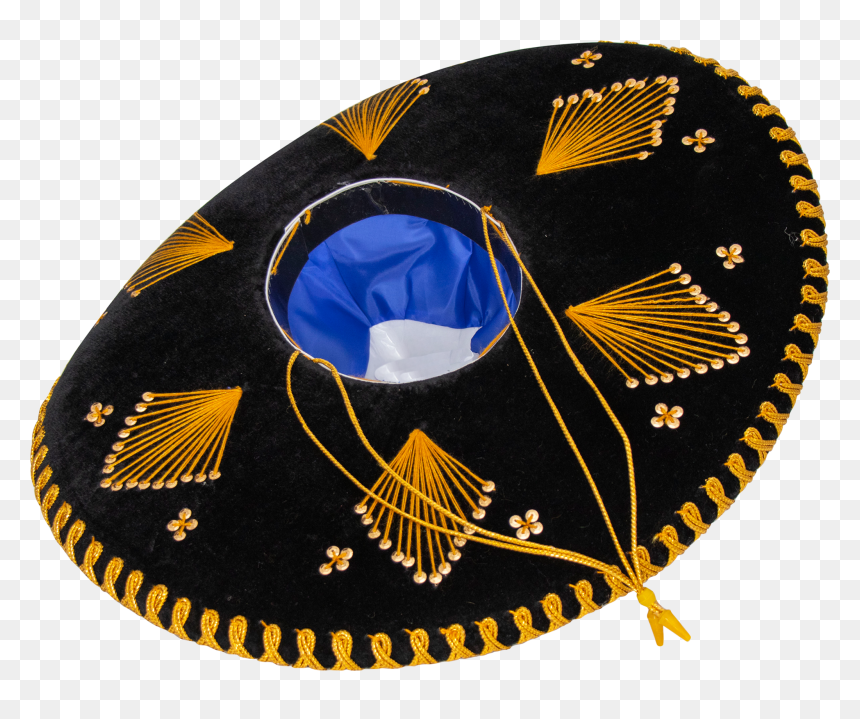 Genuine Sombrero Adult Mariachi Sombrero Charro Hat - Arlen Ness Synthetic Filter Black, HD Png Download - sombrero hat png