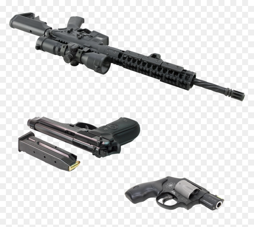 Hd Sq Free Unlimited - Gun, HD Png Download - crossed rifles png