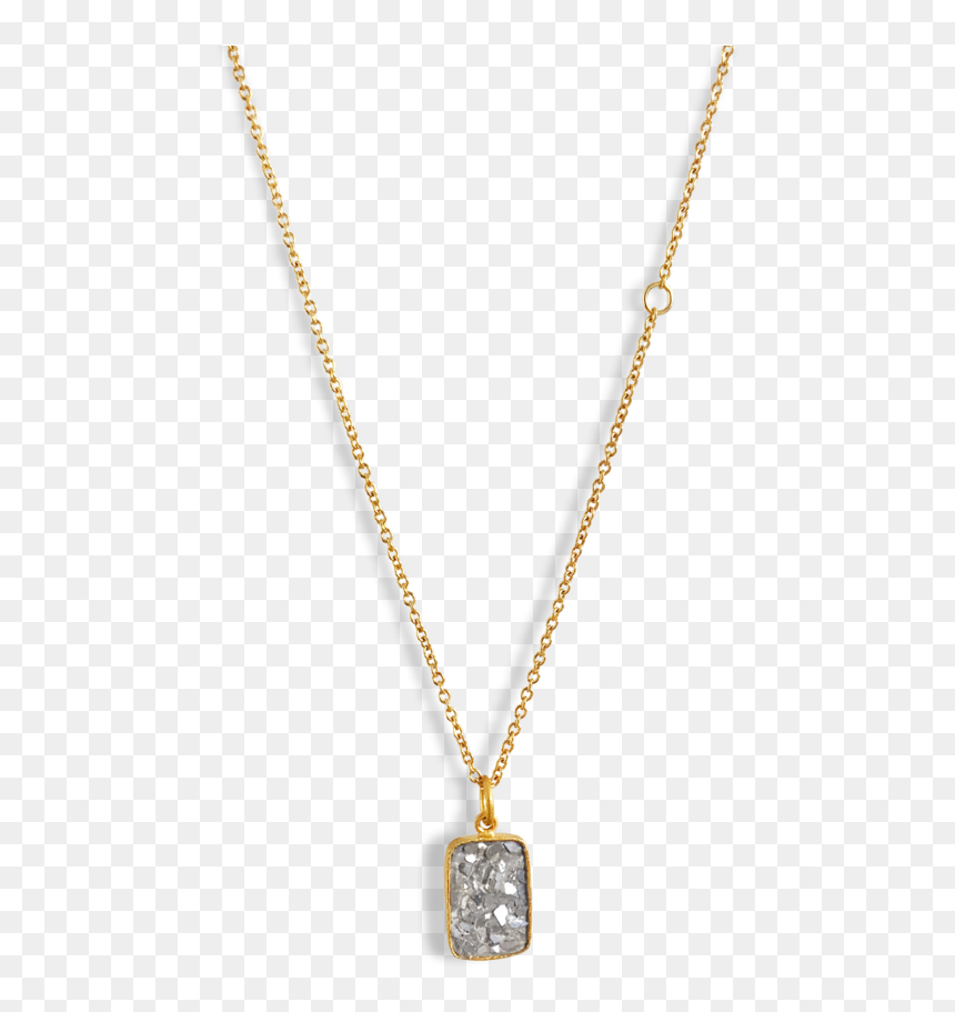 Raw Cut Diamond Plate Necklace"

 
 Data Rimg="lazy"
 - Necklace, HD Png Download - diamond plate png