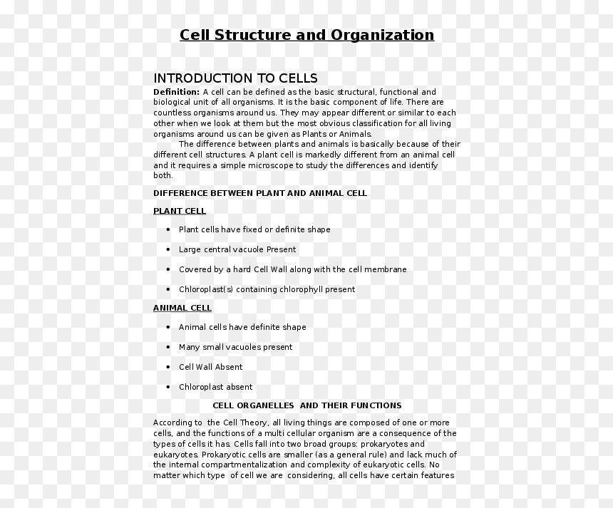 Speech About Table Manners Are They Important, HD Png Download - animal cell png