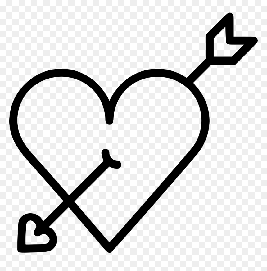 Arrow Heart Marriage Cupid - Cupid Heart Png, Transparent Png - cupid arrow png