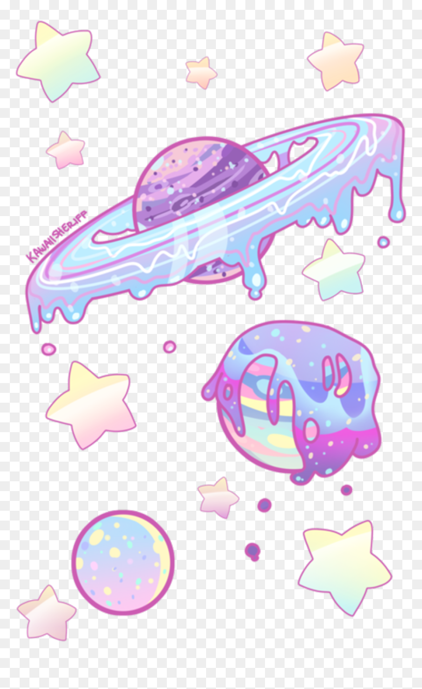 Planetas Planeta Cute Space, HD Png Download - tumblr star png