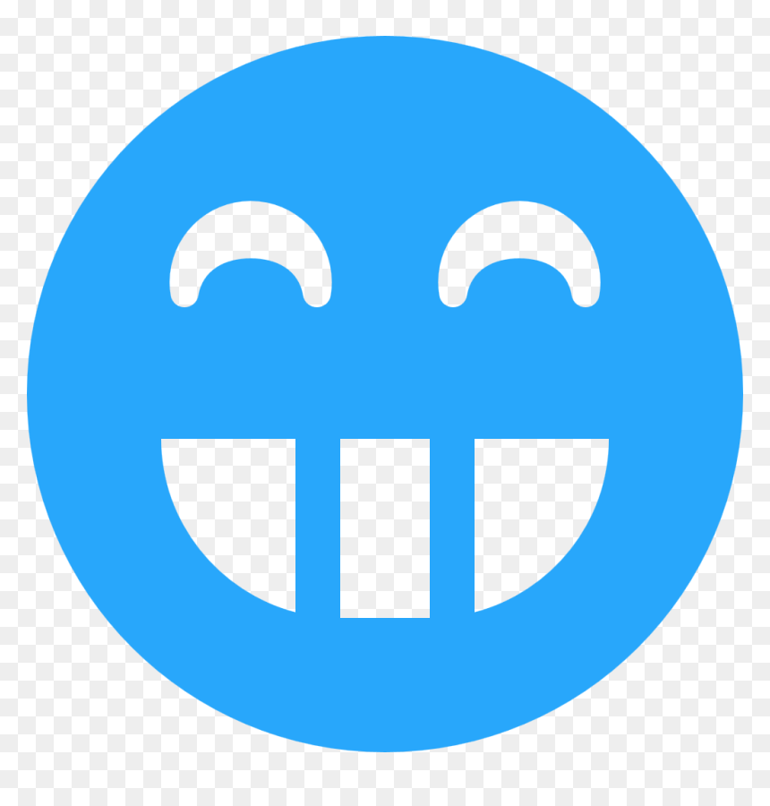 Smile Dark With Teeth Blue 28a7fb - Black And White Acid Face, HD Png Download - png smile