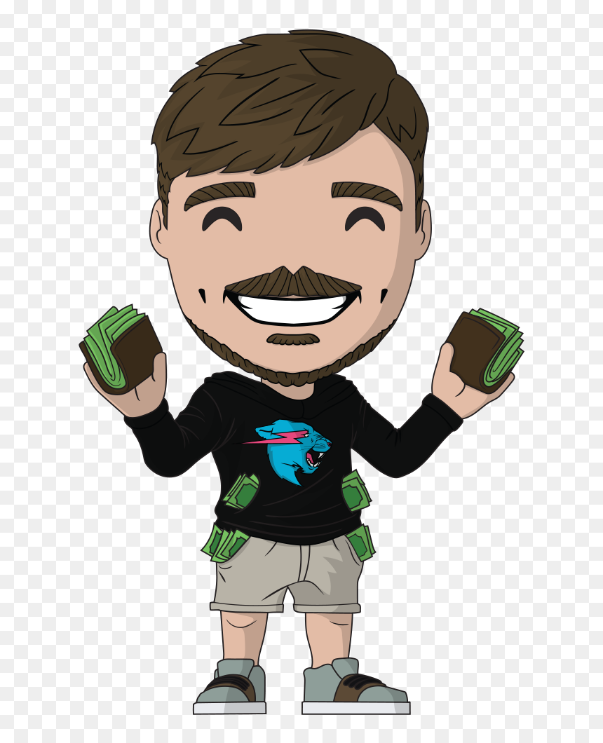 Mr Beast Youtooz, HD Png Download - png smile