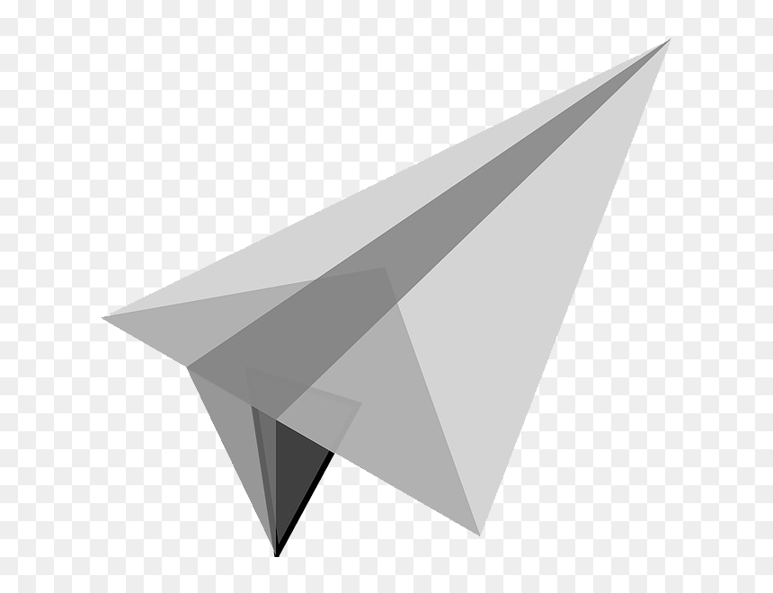 White Paper Plane Png Image - Origami Airplane Png, Transparent Png - airplanes png