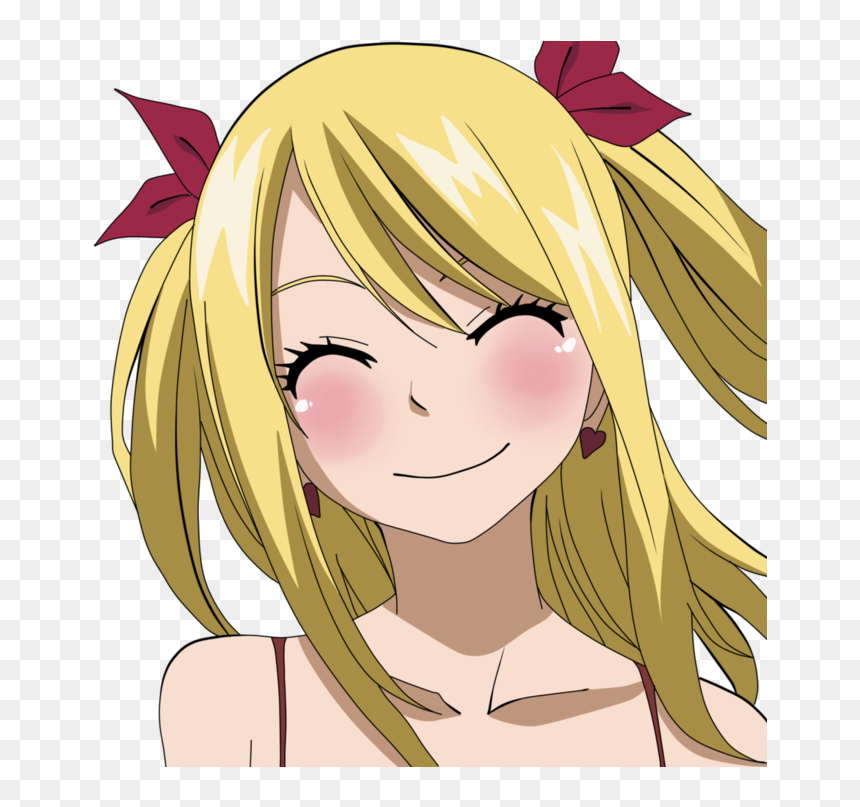 Tail Png -fairy Tail Download Transparent Png Image - Lucy Fairy Tail Smile, Png Download - png smile