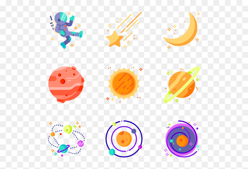 Art,graphic Design,graphics - Planets Icon, HD Png Download - space icon png