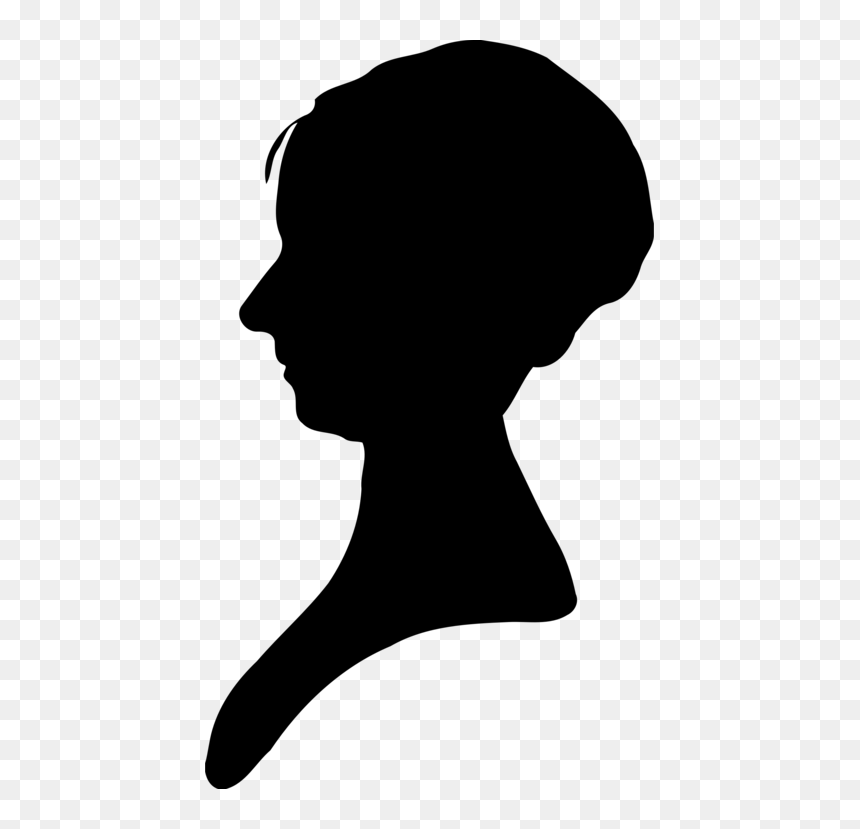 Silhouette Woman Female Drawing Computer Icons - Woman Line Profile Silhouette, HD Png Download - computer silhouette png