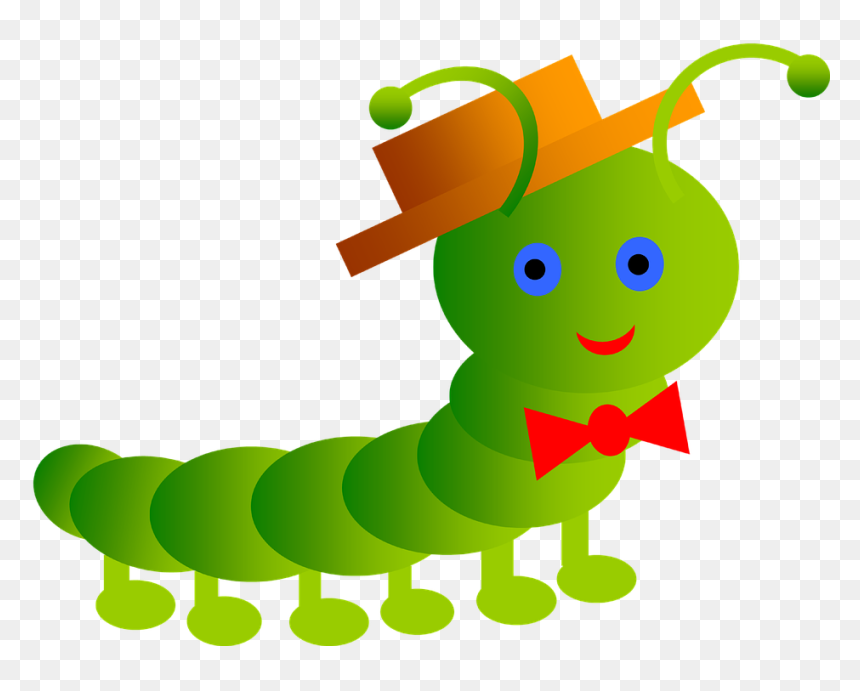 Inchworm, Smile, Worm, Papillon, Stricchetto, Antenna - Gusano Animado Png, Transparent Png - png smile