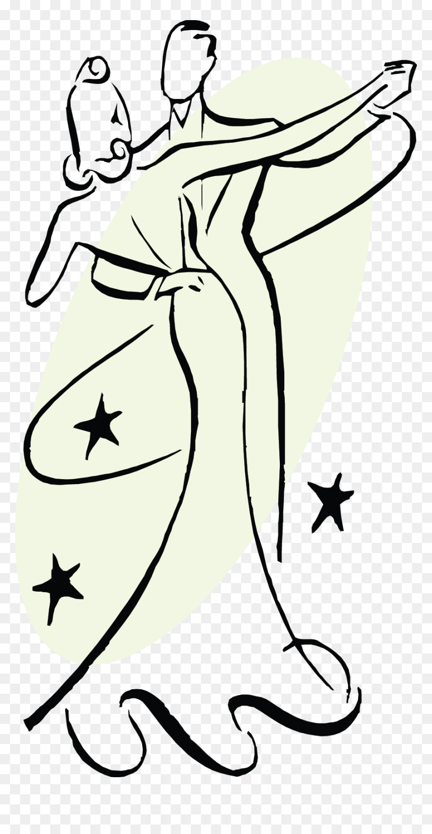 Ballroom Dancers Clip Art, HD Png Download - dancing couple png