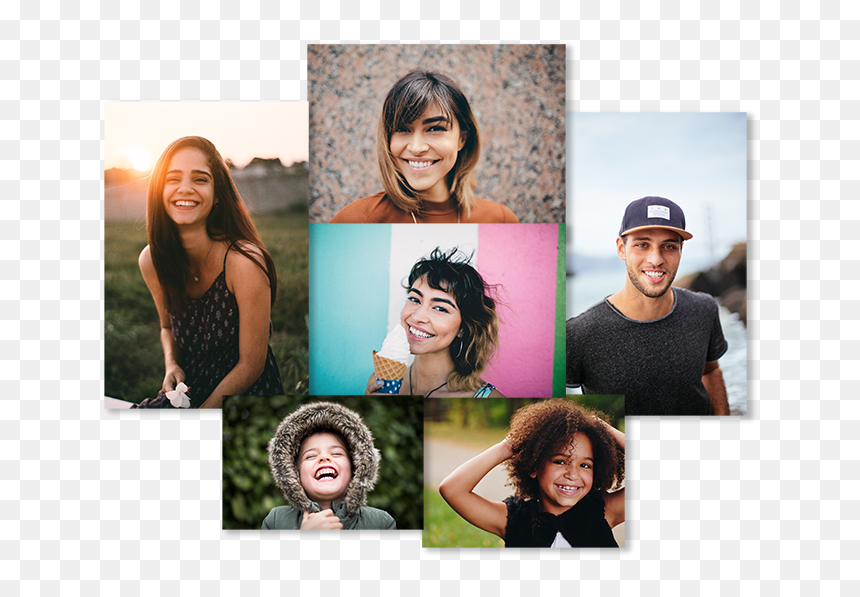 Smiles-homepage - Collage, HD Png Download - png smile