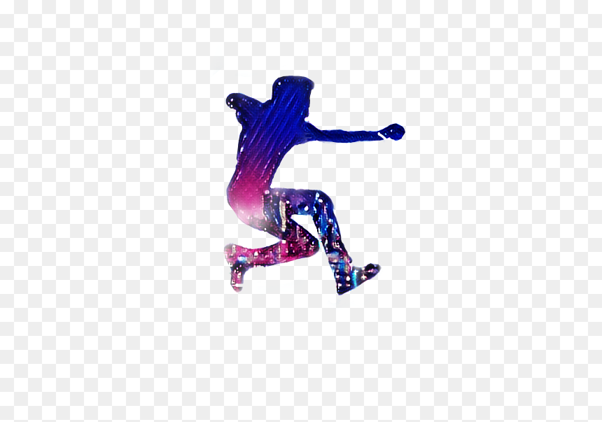 #silhouette #stencil #jumping #nyc #freetoedit - Ice Dancing, HD Png Download - nyc silhouette png