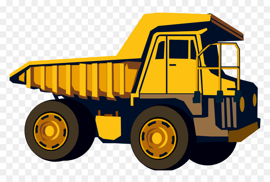 Clipart Of Dump, Trucks And Benz - Truck, HD Png Download - old truck png