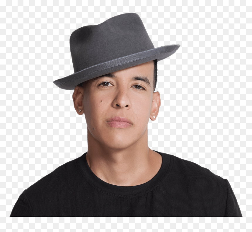 Daddy Yankee Wearing Grey Hat - Daddy Yankee, HD Png Download - daddy yankee png