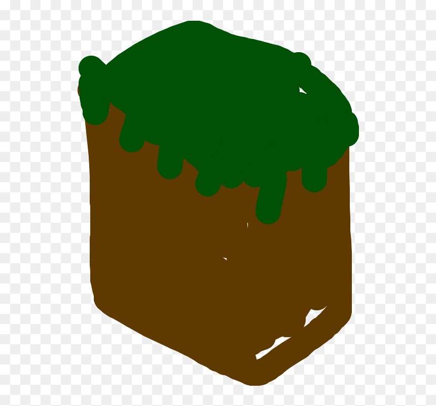 Illustration, HD Png Download - grass block png