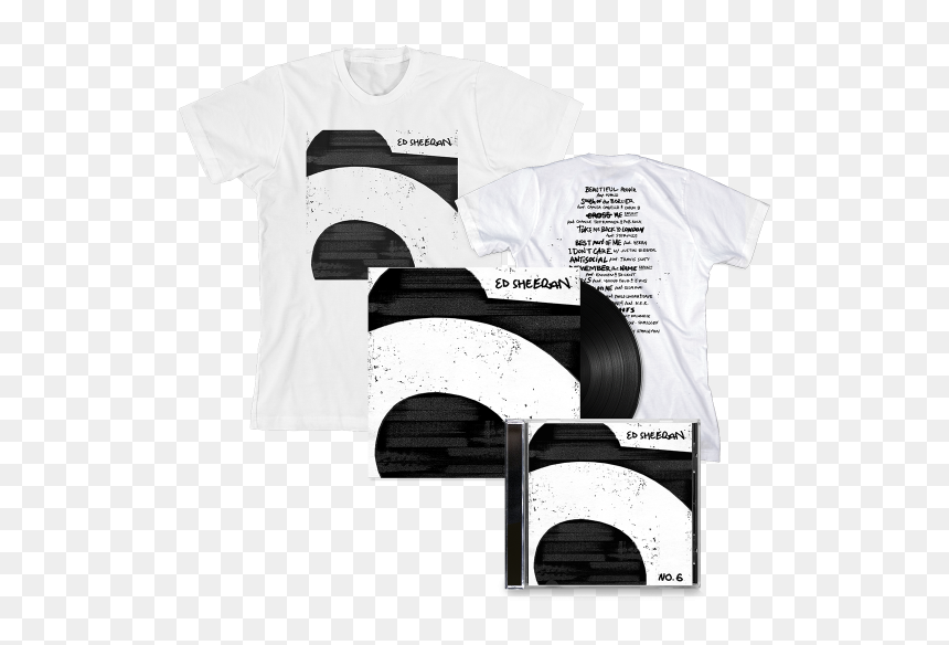 Ed Sheeran No 6 Collaborations Project, HD Png Download - white tee png