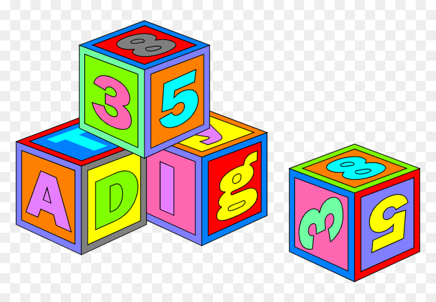 Free Stock Photo Illustration - Toy Blocks Clipart, HD Png Download - tetris blocks png