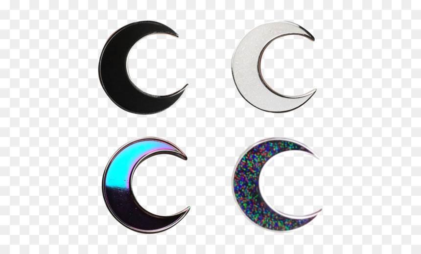 Crescent Moon Pin - Circle, HD Png Download - moon crescent png