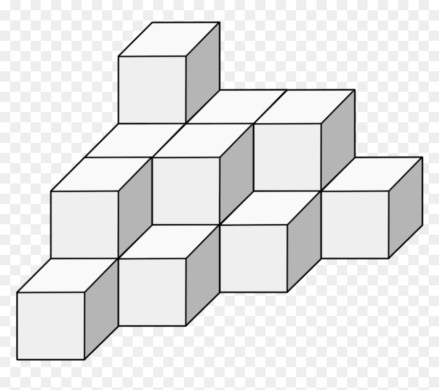Dice Game Cube Three-dimensional Space Angle - Conteo De Cubos Ejercicios, HD Png Download - tetris blocks png