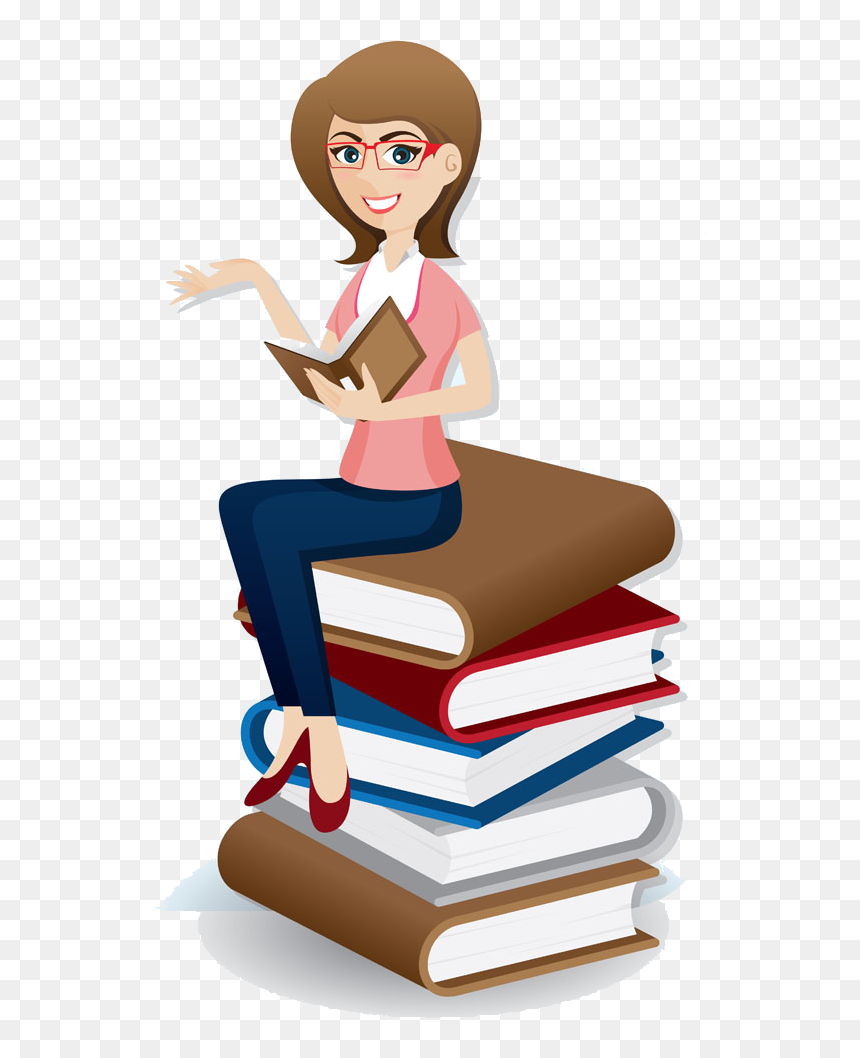 Professional Woman Book Women Free Download Png Hd, Transparent Png - woman clipart png
